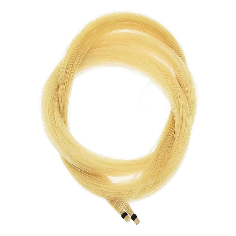 2 Hanks Mongolian Horse Bow Hair for Violin, Professional Violin Bow Hair Made of Genuine, 29.5 Inch Natural White