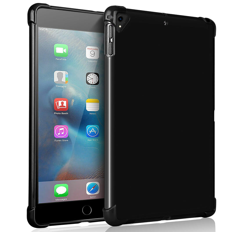 KIQ iPad 9.7 5th 6th Gen Case, TPU Skin Protection Anti Slip Lightweight Cover for Apple iPad 9.7 2017/2018 5th & 6th Generation [Black] TPU Black