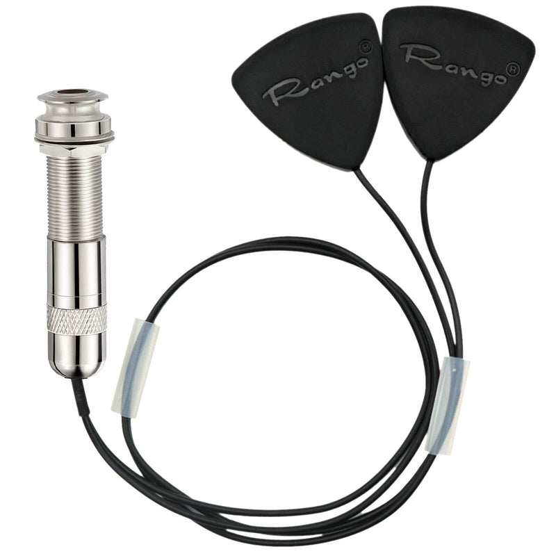 Acoustic Guitar Pickup Contact Microphone Piezo Transducer Cello Banjo Ukulele Mandolin Guitar Microphone Pickup (2-head contact pickup) 2-head contact pickup