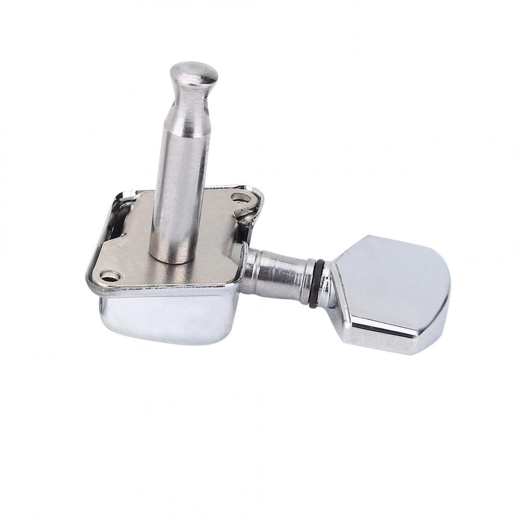 Denkerm 3 Left/3 Right Metal Tuning Pegs, Machine Heads, for Folk Guitar for Kids