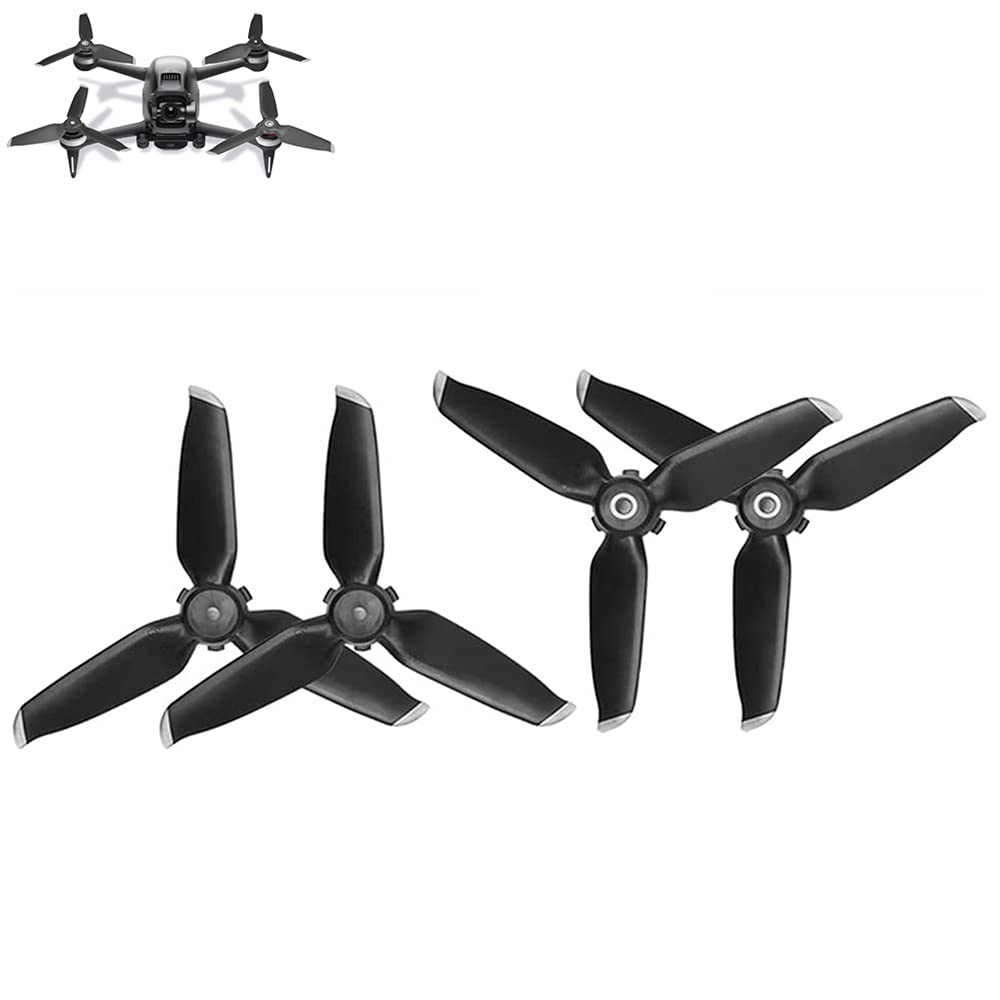 4pcs Propellers for DJI FPV Combo, FPV Racing Drone Propellers Blades Compatible with DJI FPV Combo Silver