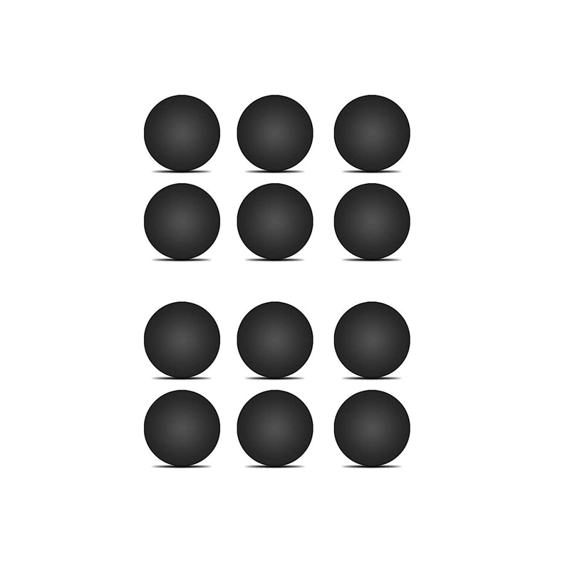 12 Pack Rubber Silicone Feet Dot(Diameter:0.575inch) with Adhesive,Compatible with DELL,Asus,Lenovo,HP Laptop,Computer Case,Keyboard Riser,Appliance Feet,Multipe Purpose Black