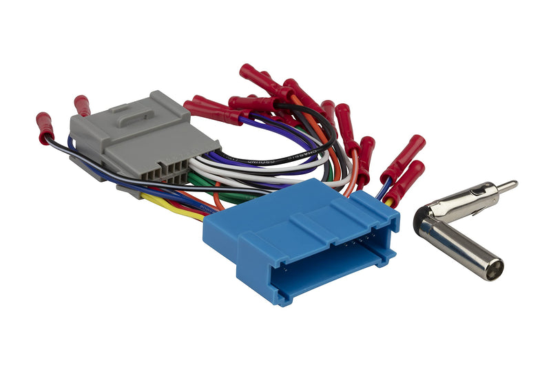 Scosche Compatible with Select 1994-2004 GM Vehicles Wire Harness & Antenna Adapter Bundle GM35AB 1994-2004 GM Harness & Adapter Bundle