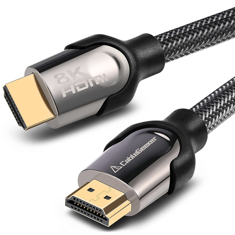 8K HDMI 2.1 Cable, 48Gbps Ultra HD Lead High-Speed Cord, Supports 8K@60HZ, 4K@120Hz, eARC HDR10, HDCP 2.2/2.3 Dolby, 3D, VRR, Compatible with Fire TV/Roku TV/PS5/Xbox/Nintendo Switch and More (17 ft) 17 ft