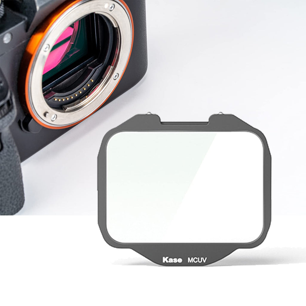 Kase Clip-in MCUV Filter,Built-in Camera CMOS UV Protection Filter Optical Glass for Sony Alpha Camera A7/A7 II/A7 III/A7R/A7R II/A7R III/A7R IV/A7S/A7S II/A7S III/A9/A9 II/FX