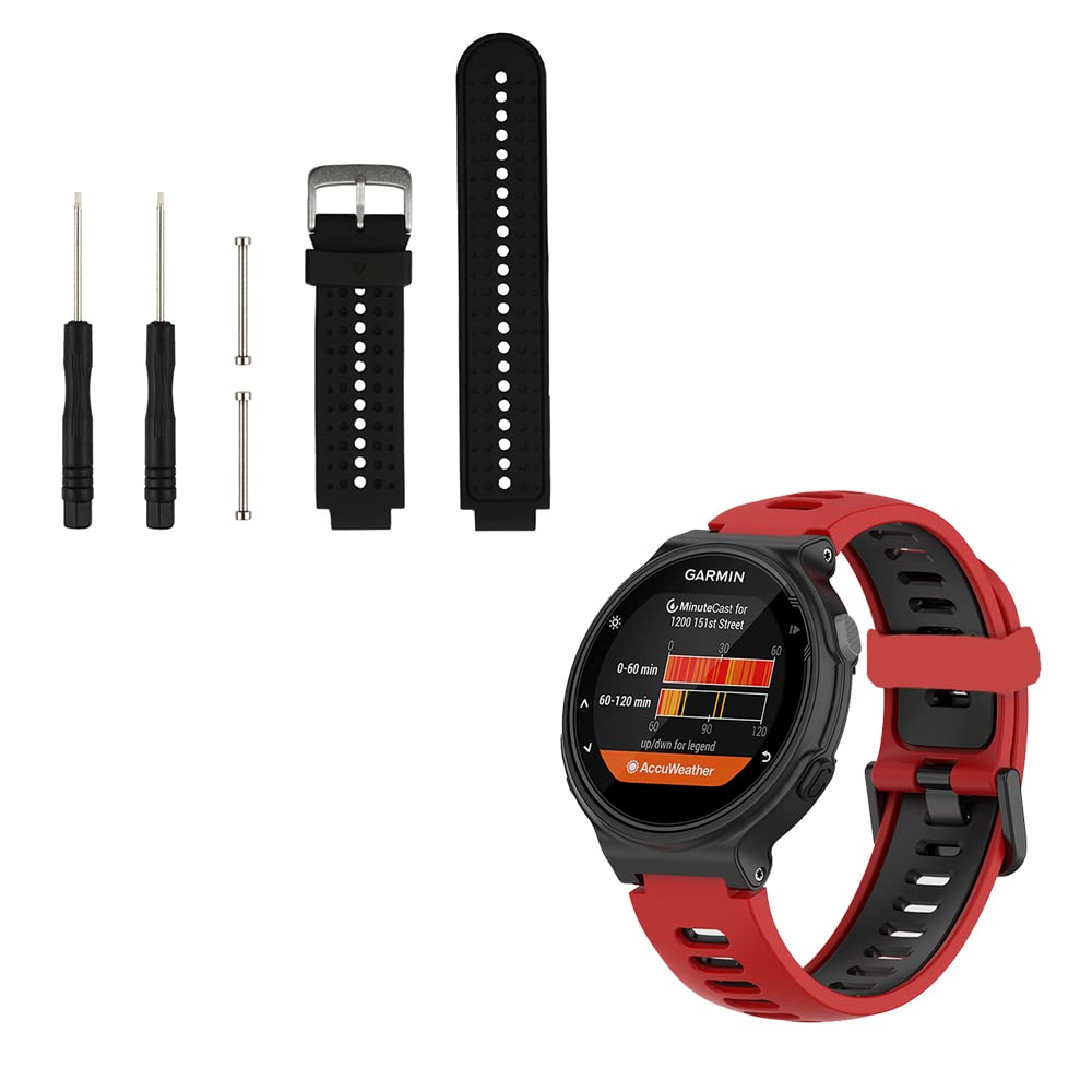 Baaletc for Garmin Approach S20 S5 S6 Watch Bands / Garmin Forerunner 735XT/220/620/630 Band Strap Replacement Wristband Accessories for Approach S20 Smartwatch