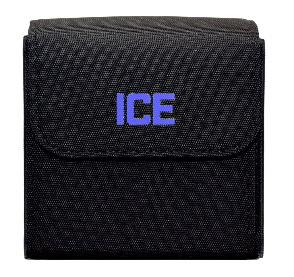 ICE 5 Pocket Filter Storage/Travel Wallet/Case w Carabiner, Wrist Strap & Belt Loop Holds up to 112mm Filters