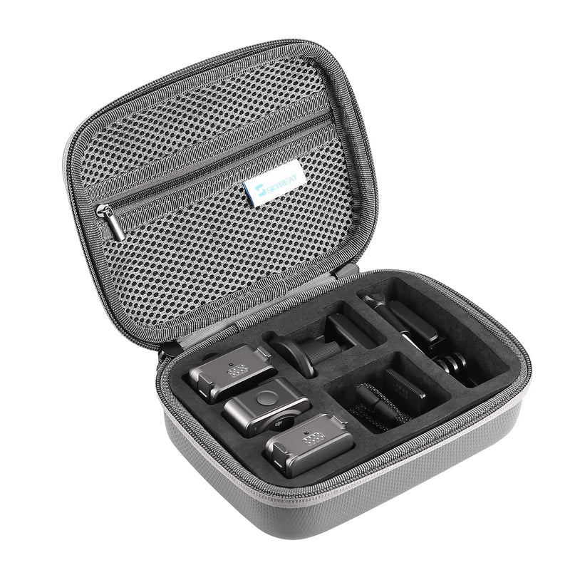 Skyreat Action 2 Carry Case ,Leather Waterproof Travel Case for DJI Action 2 Power Combo and Dual-Screen Combo Accessories