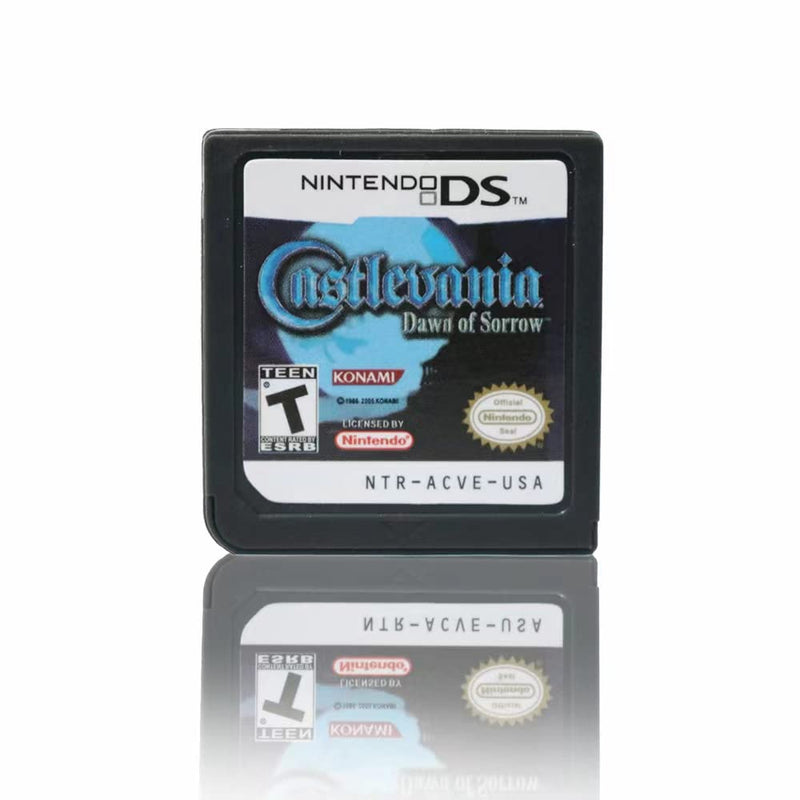 Castlevania series DS game card, compatible with Nintendo DS version 3DS/NDSI/2DS game cartridge, re-engraved version (Dawn of Sorrow) Dawn of Sorrow