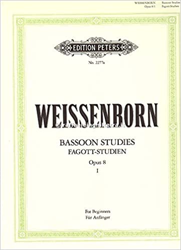 WEISSENBORN BASSOON STUDIES OP8 VOL1