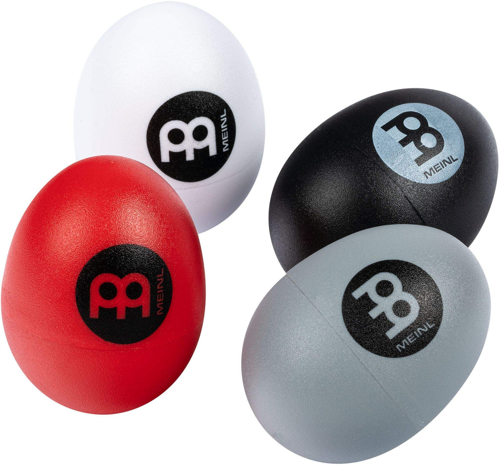 Meinl Egg Shaker Pack (4 Pieces) for All Musicians with Soft to Extra Loud Volume Levels — NOT MADE IN CHINA — Durable All-weather Synthetic Shells, 2-YEAR WARRANTY, ES-SET, for Live or Studio Use