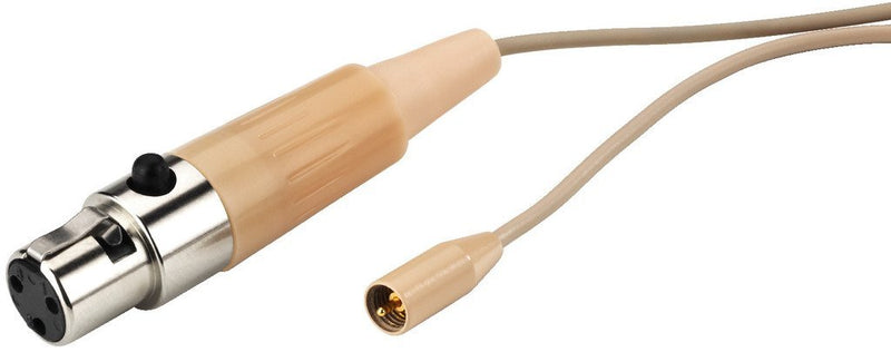 JTS 801 °C3 Connection Cable 3 Pin Mini XLR to Headband Mic Beige