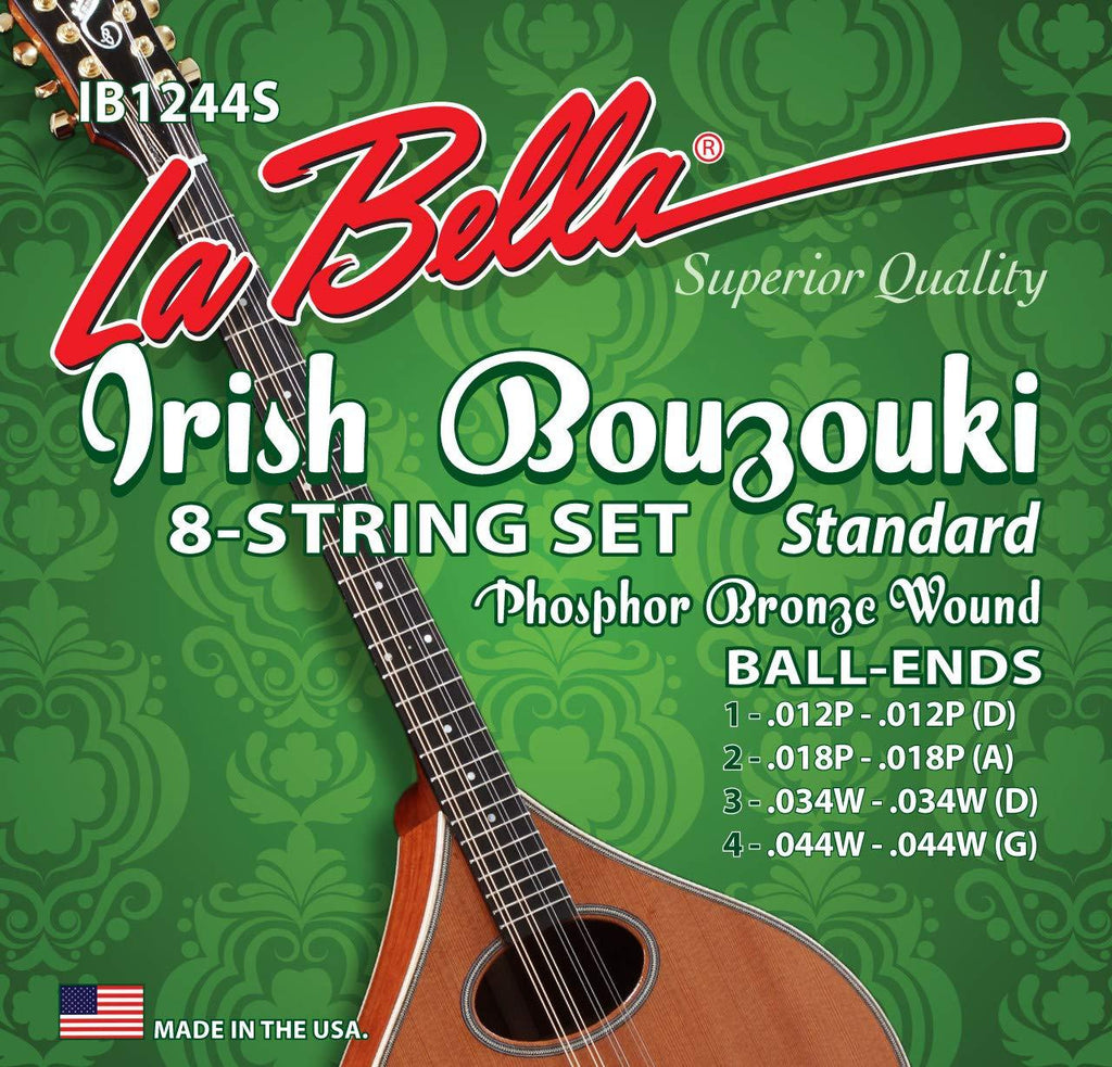 La Bella IB1244S Irish Bouzouki Std