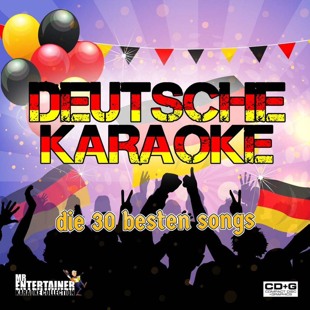 Mr Entertainer Karaoke DEUTSCHE KARAOKE Double CD+G (CDG) Pack. Die 30 Besten Songs. German Karaoke