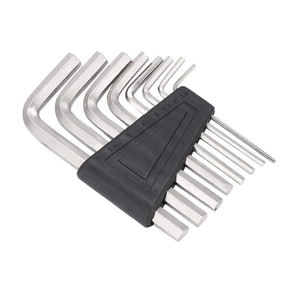Dilwe Guitar Allen Wrench, 8 PCS Allen Key Wrench Set Repair Tool for Locking Hexagonal Screws …