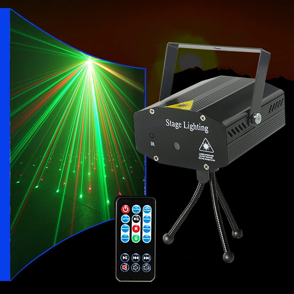 LED Disco Lights Party Light GEELIGHT Strobe Light Mini Auto Flash Dj Stage Strobe Lights Sound Activated for Parties Room Show Birthday Party Wedding Dance Lighting with Remote Control