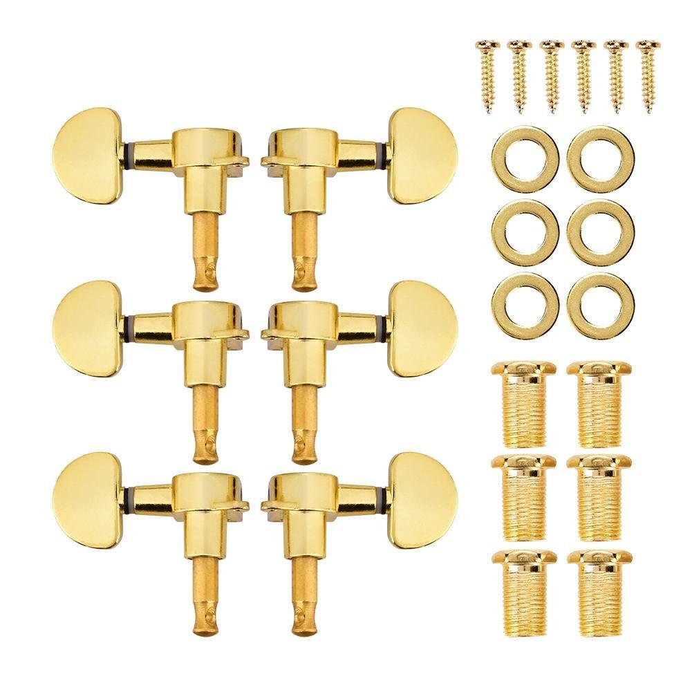 3L3R Tuning Pegs Zinc Alloy Classical Guitar Tuning Pegs Tone Volume Knobs for Guitar Replacement Parts