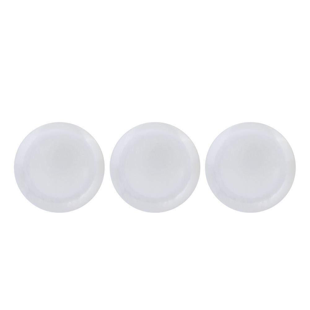 Rockyin 3PCS Small Trumpet Valve Finger Button Inlaid with White Shell Instrument Accessories