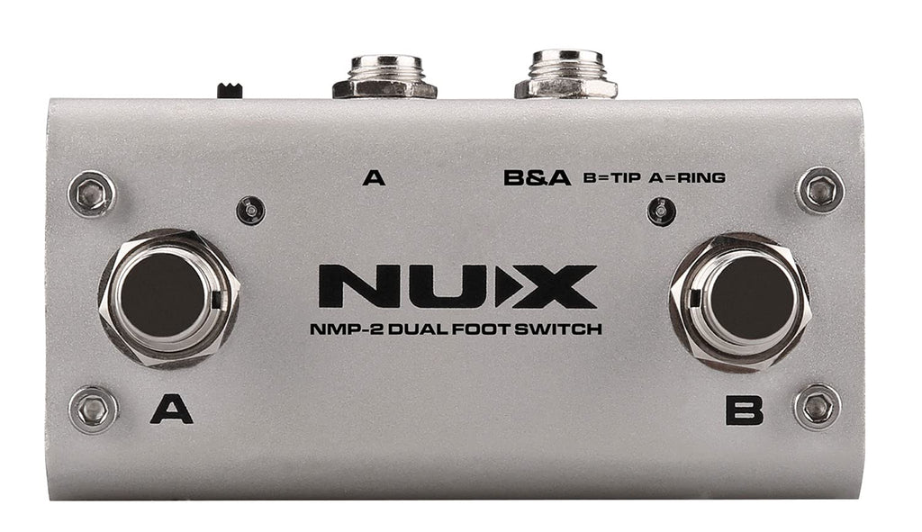 NUX Dual Foot Switch Controller for Guitar Effects & Amplifiers | NMP-2