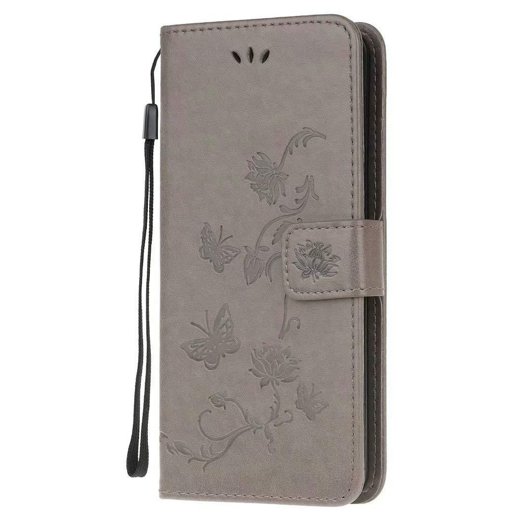 Nokia 2.4 Case, Phone Case For Nokia 2.4, Nokia 2.4 Phone Cover, Shockproof Flip Wallet Case for Nokia 2.4 with Magnetic Card Slots Kickstand grey