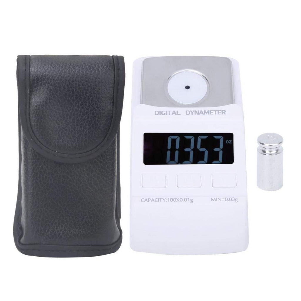Oumefar Stylus Force Scale LCD Display Stylus Force Gauge Stylus Tracking Scale Stylus Alignment 100g/0.01g (Battery Not Included)