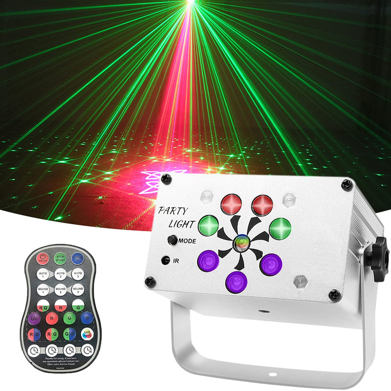 Dj Disco Lights, USB Party Stage Lights, 240 LED Patterns Sound Activated and Strobe Effects with Remote Control for kids Birthday, Family Gathering, Karaoke, Christmas, Wedding