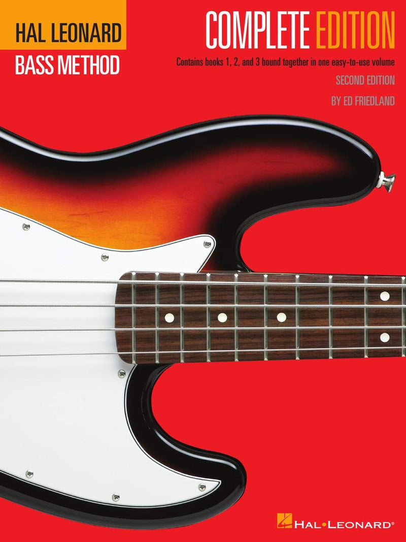 Hal Leonard Electric Bass Method – Complete Edition | Bass Guitar Sheet Music Book with Tablature | Learn to Play Bass for Beginners | Includes Books ... Songbook (Hal Leonard Bass Method)