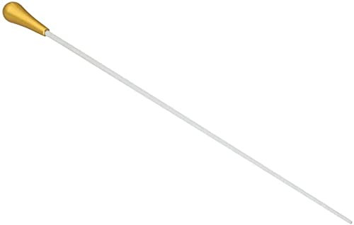 15 Inch Music Baton Orchestra Baton Alloy Handle Music Conducting Baton Pack of 2 Gold
