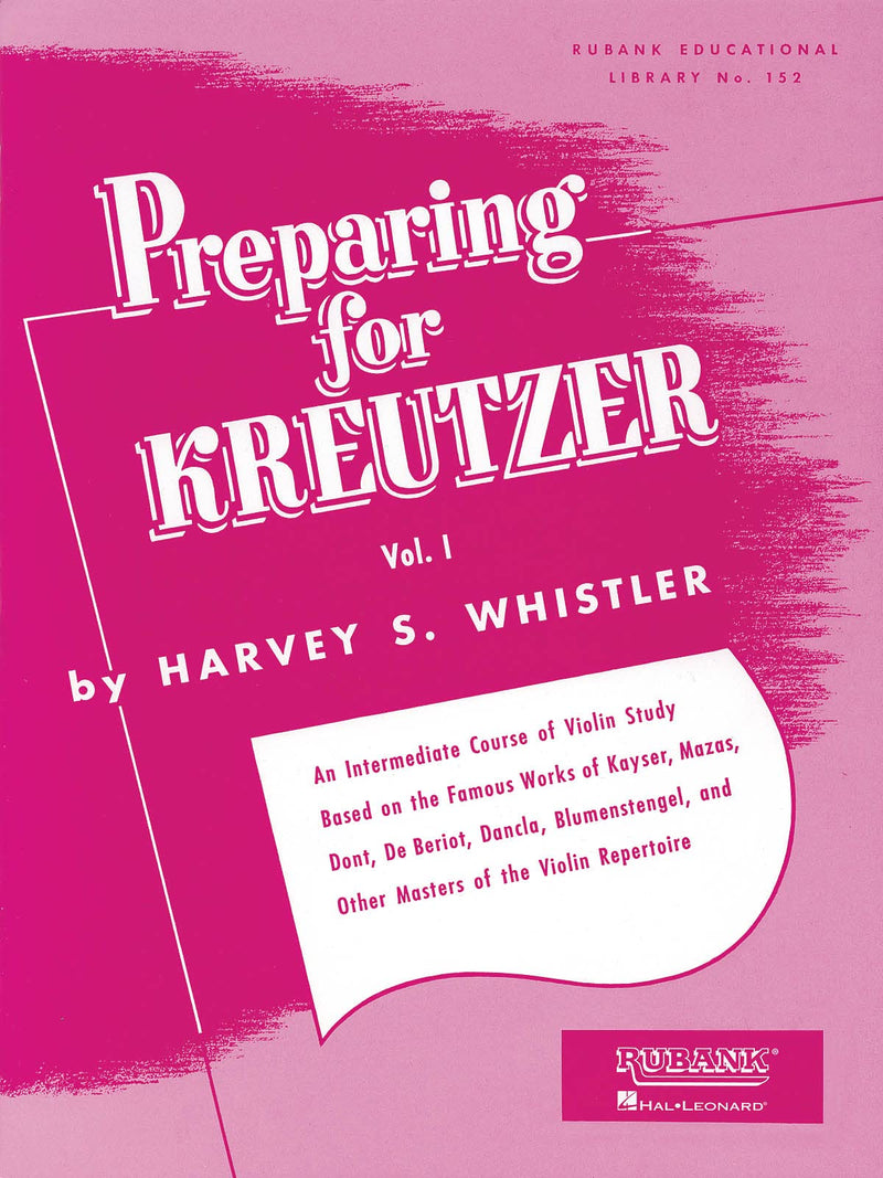 [AUSTRALIA] - Preparing for Kreutzer: Volume 1 (Rubank Eductional Library No. 152) 