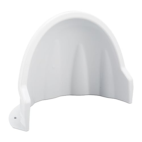 Universal Sun Rain Shade Camera Cover for Dome Outdoor Camera, Unnoticeable Design, 11 x 8.3 x 6.3in (White) White