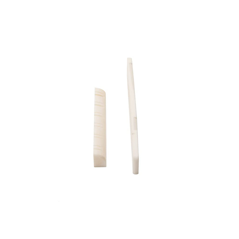 [AUSTRALIA] - Alnicov Guitar Bone Bridge Saddle And Nut Replacement Accessories for 12 String Acoustic Guitar 