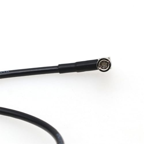 6G SDI 1080p Video Cable High Density for Blackmagic Video Assist 4K 5" Monitor, Micro Studio Camera 4K G2 DJI Lightbridge 2, Right Angle HD Micro BNC to BNC Male 1.5m
