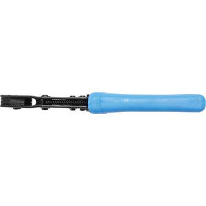 BGS 1419 Ratchet Crimping Tool for Uninsulated Cable Lugs, Black/Blue, 0.5-6 mm For uninsulated cable lugs 0.5 - 6 mm²