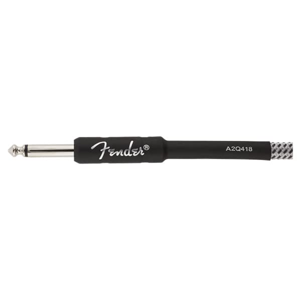 Fender Professional Series Tweed Instrument Cable, Guitar Cable, Stocking Stuffers, Guitar Accessories, Straight/Straight, White, 10ft
