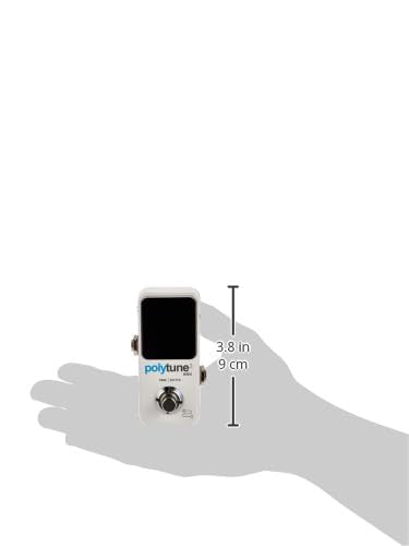 TC Electronic POLYTUNE 3 Ultra-Compact Polyphonic Tuner with Multiple Tuning Modes and Built-In BONAFIDE BUFFER Pedal