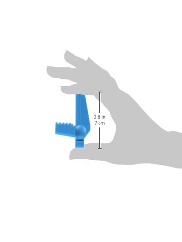 OX Bricklaying Tool - Rubber Corner Block - Line Blocks to Help Straight Brick Laying - Blue - 1 piece Line Block