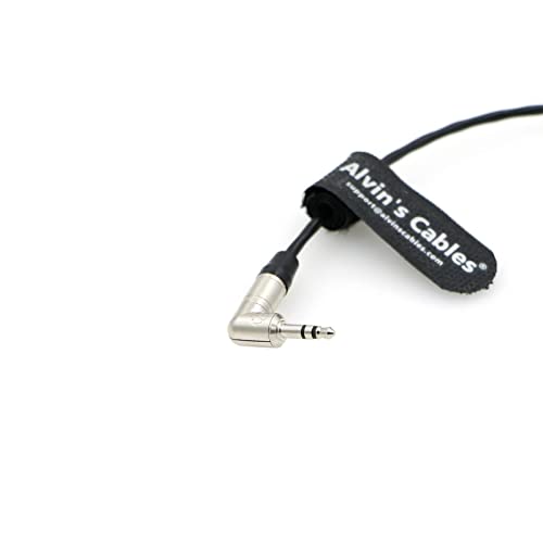 Alvin’s Cables Timecode Cable for Sony FS7| Sony FS5| Canon C100 Camera from Tentacle Sync 3.5mm TRS to XLR 3 Pin Male Time Code Cable 45cm/18inches