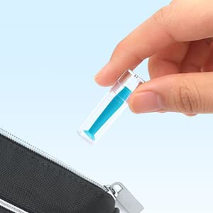 12 Pieces Hard Contact Lens Remover Tool for RGP and Scleral Lenses - Plunger Suction Cup Blue