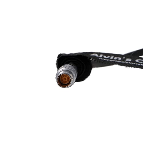 Alvin's Cables Sync Cable for RED Komodo Straight 9 Pin Male to 4 Ports BNC for Timecode in| Timecode Out| Genlock| GPI