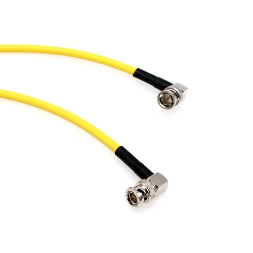 12G 6G 4K SDI Video Cable BNC to BNC for Atomos Ninja V Shogun SmallHD Komodo Sony Venice Camera Monitor Yellow Canare LV-61S 75 ohm 3M