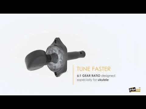 Graph Tech Ratio Ukulele Tuner 6:1 (4 Piece Set)