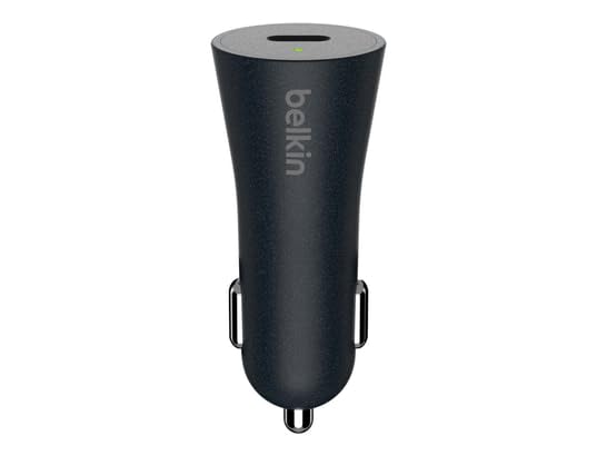Belkin Boost Charge 27W Quick Charge 4+ Car Charger with 4ft/1.2m USB-C to USB-C Cable (Quick Charge 4+ Charger) (F7U076bt04-BLK)