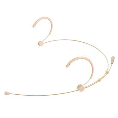 Microdot 4016 Headset Headworn Mic for SHURE Wireless System - Detachable Cable with Mini XLR Ta4f Connector - Omidirectional Mic