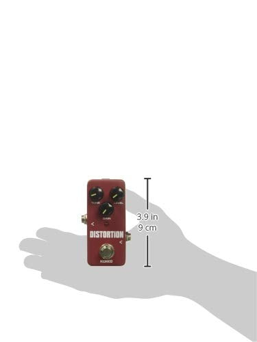 Distortion Guitar Pedal, Mini Effect Pedal Processor of Classic Distortion Tone Effect Universal for Guitar and Bass, Exclude Power Adapter - KOKKO (FDS2)