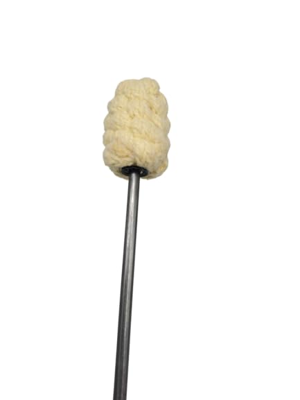 Fire Eating Torch – 2 Inch Woven Kevlar MoonBlaze Head – 17 Inches Long – Sold Individually – Fire Breathing, Spitting, Blower, Circus, Flow, Dance Prop – For Festivals & Performances – By FIRE MECCA Large