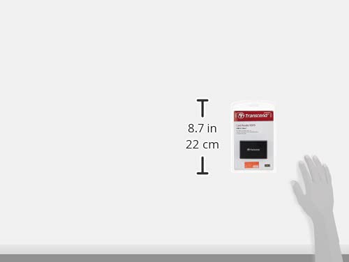 Transcend RDF9 Card Reader - CompactFlash, microSDHC, microSDXC, SDHC, SDXC, SD, microSD, CompactFlash (UDMA7) - USB 3.1 Type AExternal