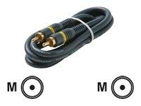 Steren 254-125BL 25-Feet RCA-RCA Plug Python Gold Cable 25 Feet 1-Male to 1-Male