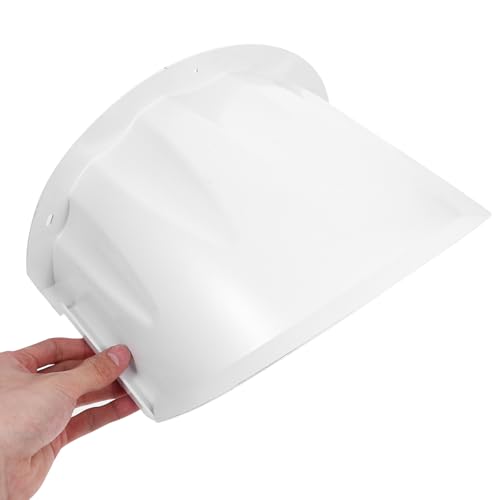 HOMSFOU Outdoor Camera Cover Security Camera Sun Rain Cover Shield Weatherproof Roof Protector for Outdoor Security Cameras Easy Install Accessories 11.41 X 8.07 X 6.18 in White
