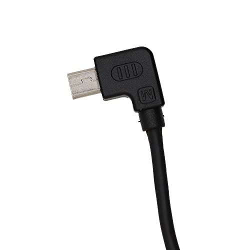 Replace for DJI Ronin-S Camera Control Cable for Canon 6D2, 5D3, 80D, 6D, 800D, 70D, 77D, 200D (MCC to Mini) Elbow