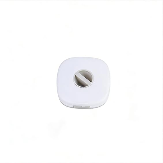 Practical Retractable Cable Management, Portable Cord Organizer with Mobile Phone Holder Function, Small Cable Holder for storing Data Cables and Headphone Cables (White) White